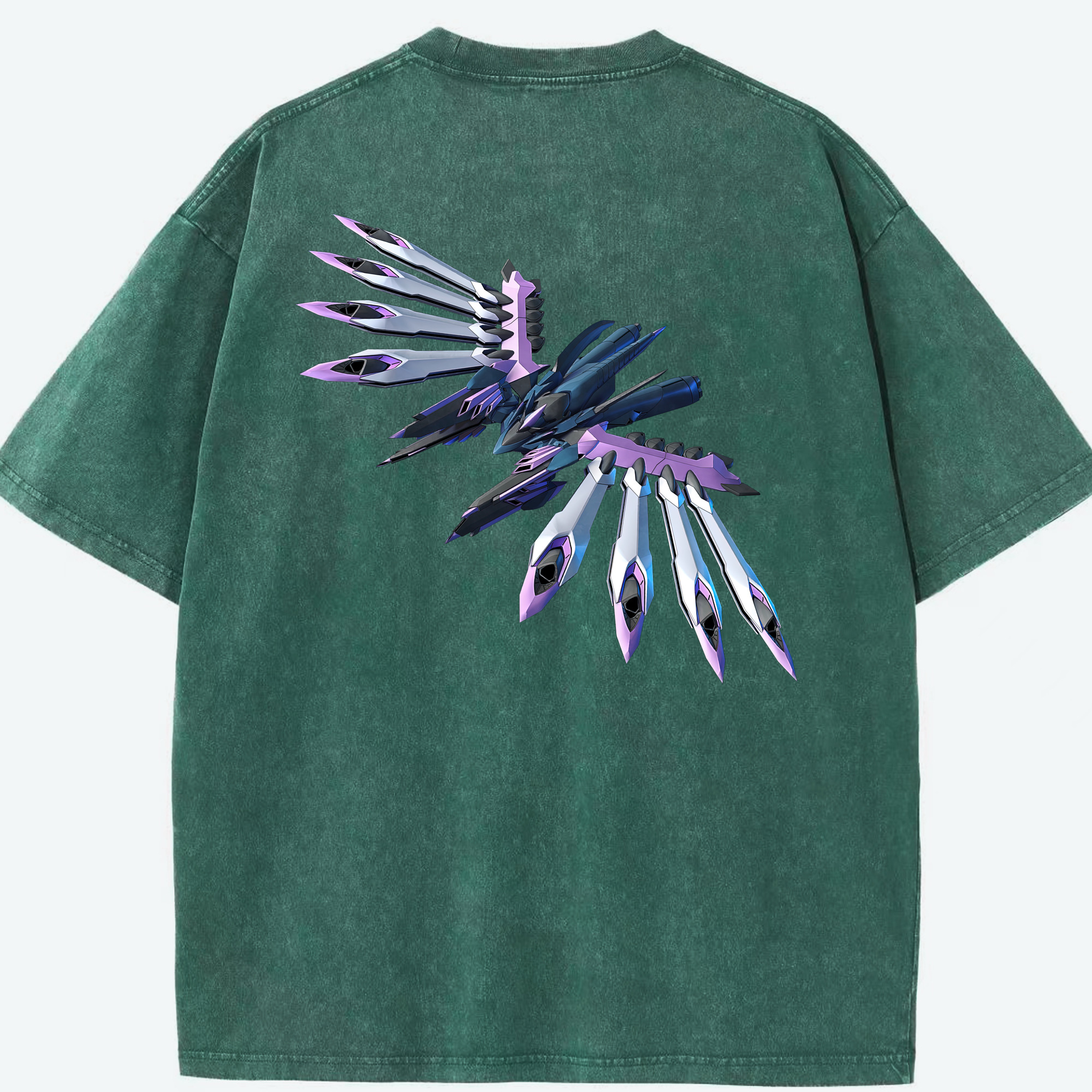 （画像用） 機動戦士ガンダム Mobile Suit Gundam 綿100% ヴィンテージ風 半袖Tシャツ（背面プリント）
